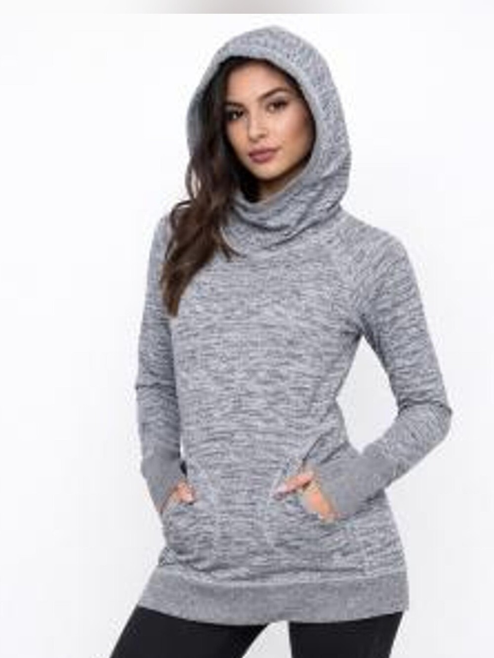 90 degree by Reflex Cowl Neck Sweatshirt